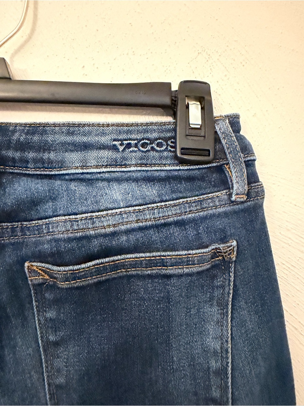127 - Vigoss Dark Blue Distressed Cropped Skinny Jeans - Picture 5 of 5